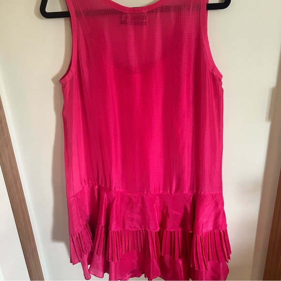 Club Monaco, pink silk dress - Picture 3 of 12